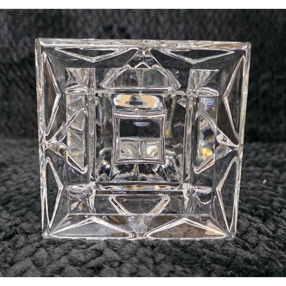 PartyLite Quad Prism Pedestal Candle Holder with Tealight Insert – Early 2000s - Picture 10 of 14